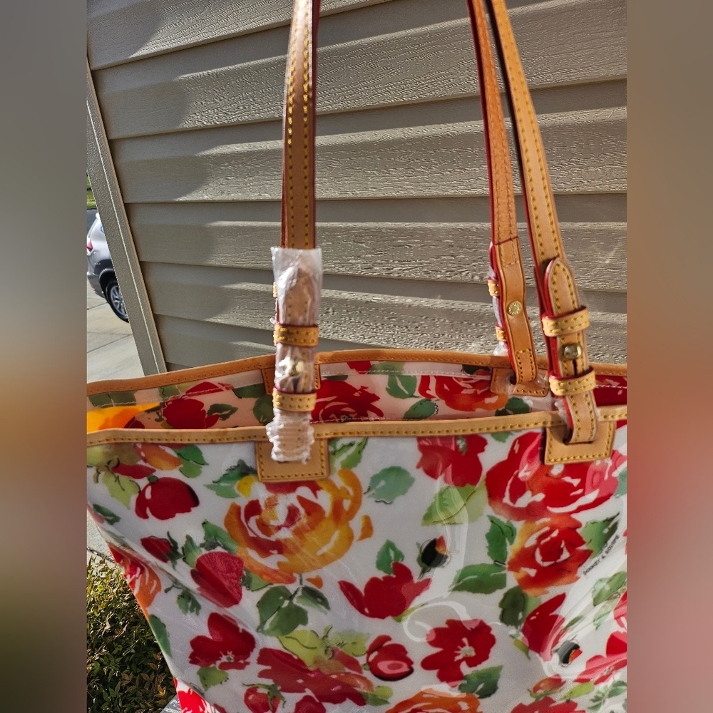 Dooney & Bourke Floral Tote Bag - Picture 12 of 16